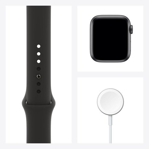 image2_Apple Watch Series 6 Cellular 40mm alu gris sidéral bracelet sport noir