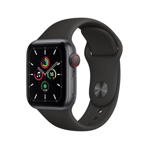 image1_Apple Watch SE Cellular 40mm alu gris sidéral bracelet sport noir