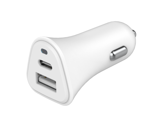 image1_Chargeur Allume-Cigare Just Green 2 ports USB-A et USB-C 37W