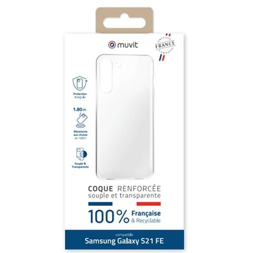 Coque Transparente Made in France pour Samsung Galaxy S21 FE 5G