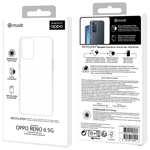 Coque Ecoresponsable Recycletek pour Oppo Reno 6