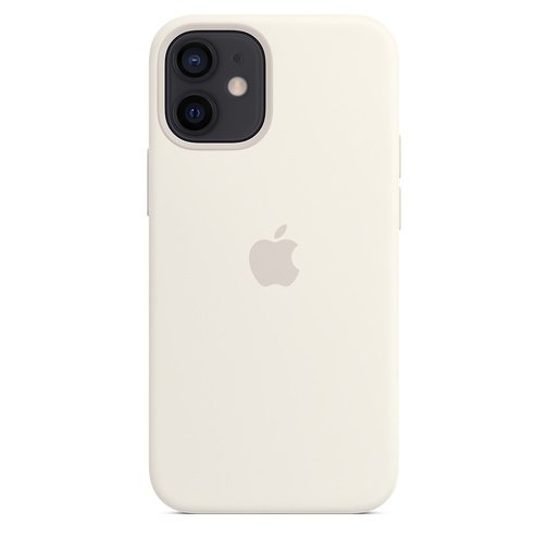 image3_Coque en silicone avec MagSafe pour iPhone 12 mini - Blanc