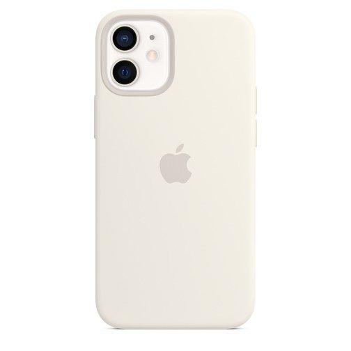 image2_Coque en silicone avec MagSafe pour iPhone 12 mini - Blanc