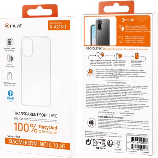 image2_Coque Recyclée Transparente pour Xiaomi Redmi Note10 5G