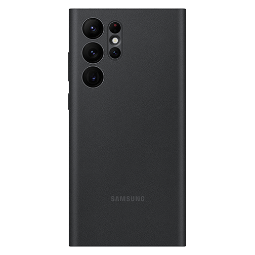 Etui à rabat Led View Samsung Galaxy S22 Ultra Noir