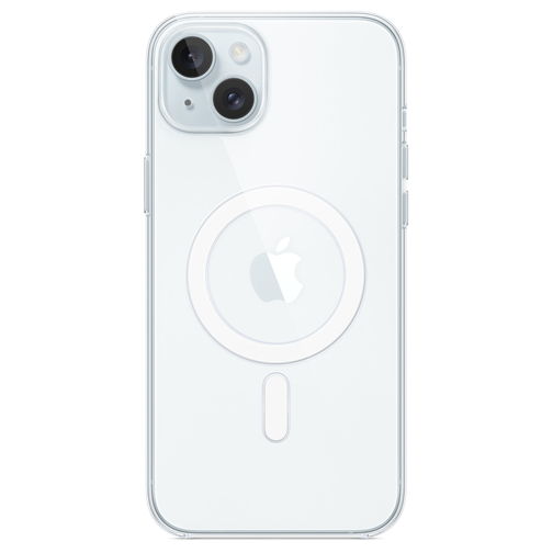 Coque silicone Apple MagSafe pour iPhone 15 Plus cristal : prix, avis,  caractéristiques - Orange