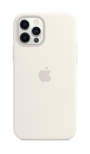 image4_Coque en silicone avec MagSafe pour iPhone 12 et 12 Pro - Blanc