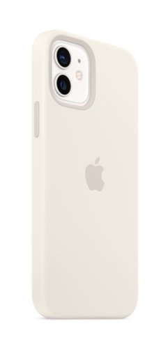 image2_Coque en silicone avec MagSafe pour iPhone 12 et 12 Pro - Blanc
