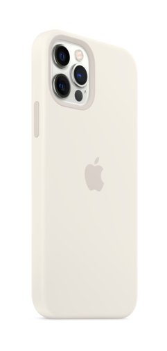 image3_Coque en silicone avec MagSafe pour iPhone 12 et 12 Pro - Blanc