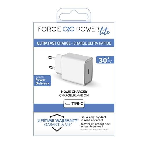Chargeur Secteur Force Power USB-C 30W
