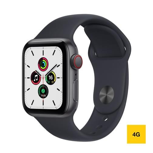 Apple Watch SE Cellular 40mm alu gris sidéral bracelet sport Minu