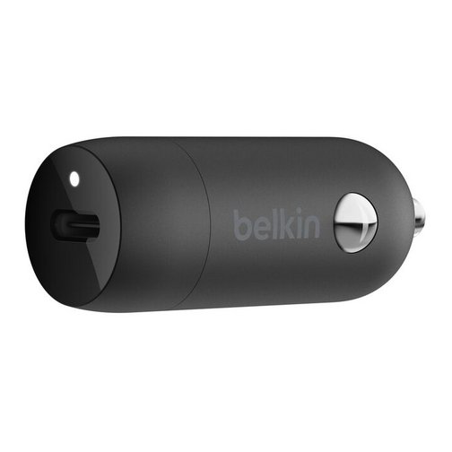 Chargeur allume-cigare Belkin USB-C 30W noir
