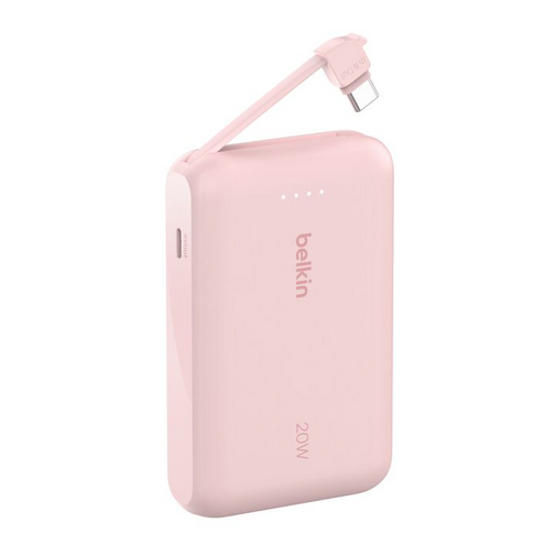 Batterie externe Belkin Power Delivery 10 000 mAh et 20W rose