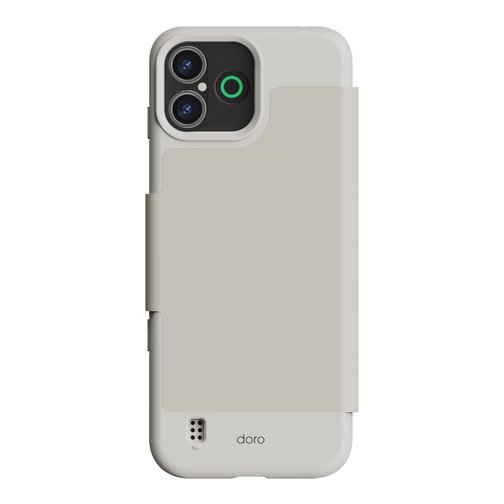 Etui à rabat pour Doro Aurora A30 beige