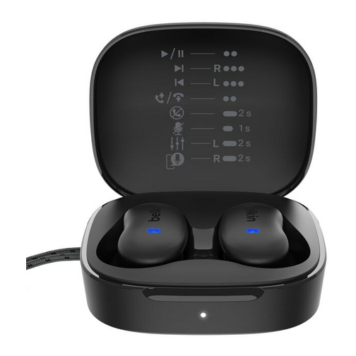 Ecouteurs Belkin SoundForm Anywhere noirs