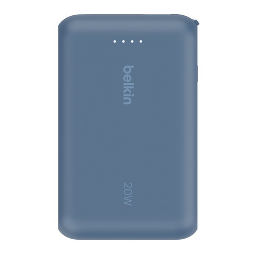 Batterie externe Belkin Power Delivery 10 000 mAh et 20W bleue