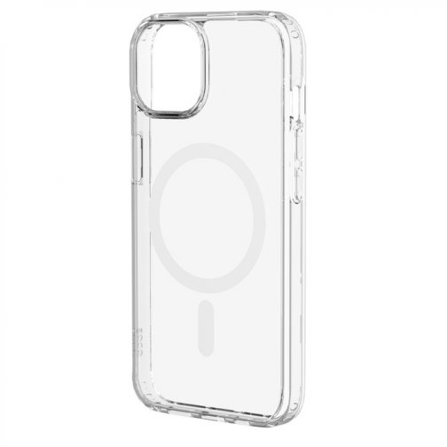 Coque made in France Hybrid GRS QDOS compatible MagSafe pour iPhone 13, 14 et 16e cristal