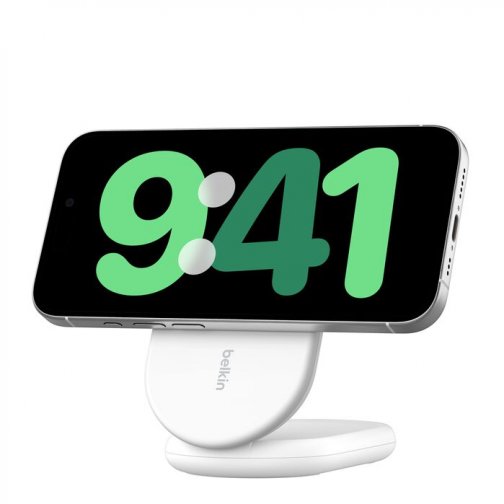Chargeur à induction QI2 pliable Belkin 15W blanc