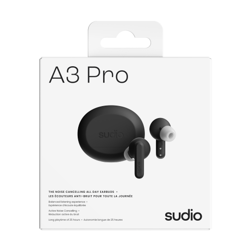 Ecouteurs Sudio A3 Pro noirs
