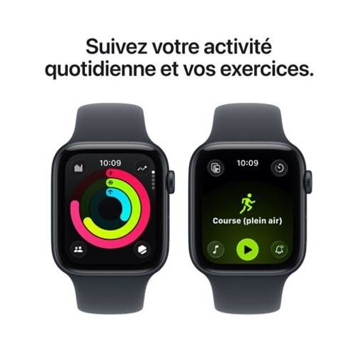 Apple Watch SE 3 GPS 44mm Alu minuit bracelet sport