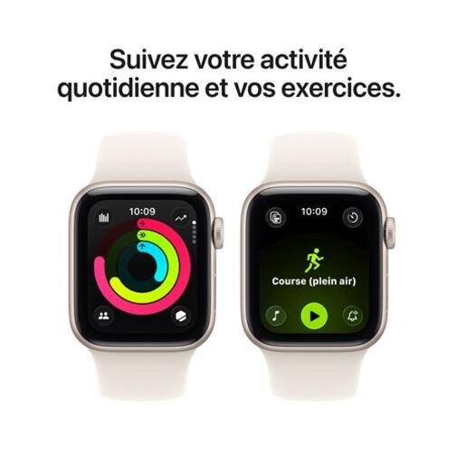 Apple Watch SE 3 GPS 40mm Alu lumière stellaire bracelet sport