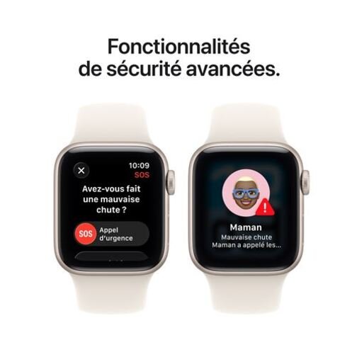 Apple Watch SE 3 GPS+Cellular 5G 40mm lumière stellaire bracelet lumière stellaire S/M