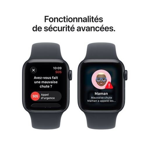 Apple Watch SE 3 GPS + Cellular 40mm Minuit bracelet Minuit S/M