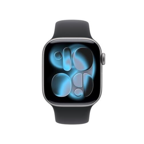 Apple Watch Series 11 Cellular 42mm gris bracelet sport noir