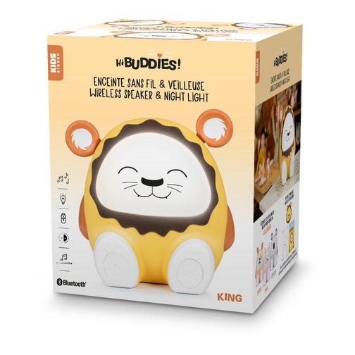 Bigben Enceinte lumineuse et veilleuse lion