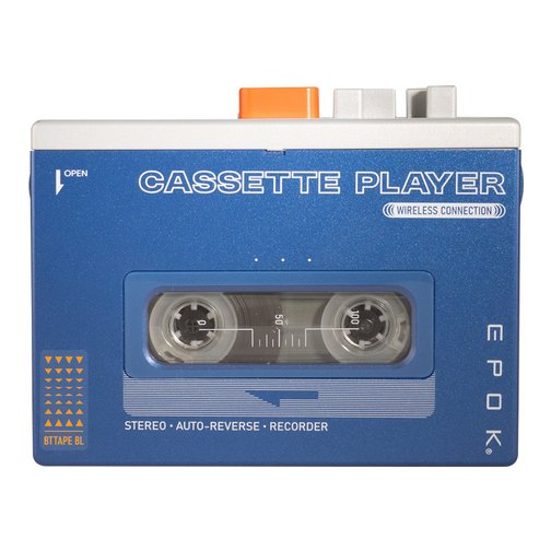 BBC Baladeur cassette Bluetooth bleu