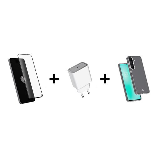 Bigben Pack Force Mobility film + coque + chargeur USB-C 25W pour Samsung Galaxy S25 FE