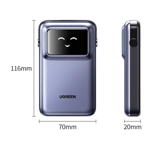 Batterie externe UGREEN 10 000 mAh grise