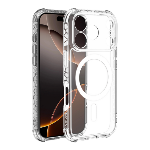Muvit For France Coque renforcée Muvit made in France pour iPhone 17 Pro cristal