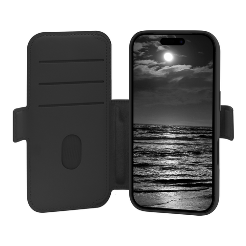Dbramante1928 Etui à rabat Dbramante Lynge en ICON compatible MagSafe pour iPhone 17 Pro noir
