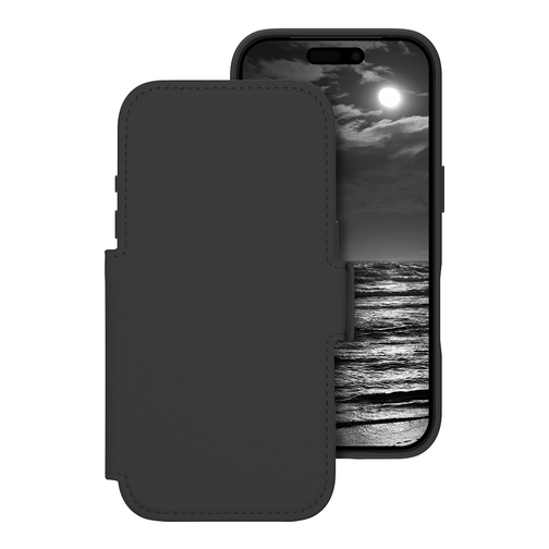Dbramante1928 Etui à rabat Dbramante Lynge en ICON compatible MagSafe pour iPhone 17 Pro noir