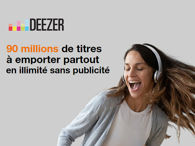 Votre enceinte est compatible avec Deezer Premium