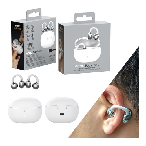Ecouteurs echo Pods Loop blancs