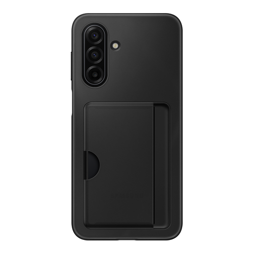 Coque Samsung avec porte-carte pour Samsung Galaxy A17 4G et 5G noire
