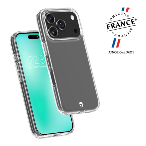 Pack Force Mobility films écran et objectifs + coque + chargeur USB-C 30W pour iPhone 17 Pro