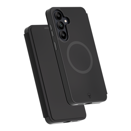 Etui à rabat Force Case compatible Qi2 pour Samsung Galaxy S26+ 5G noir
