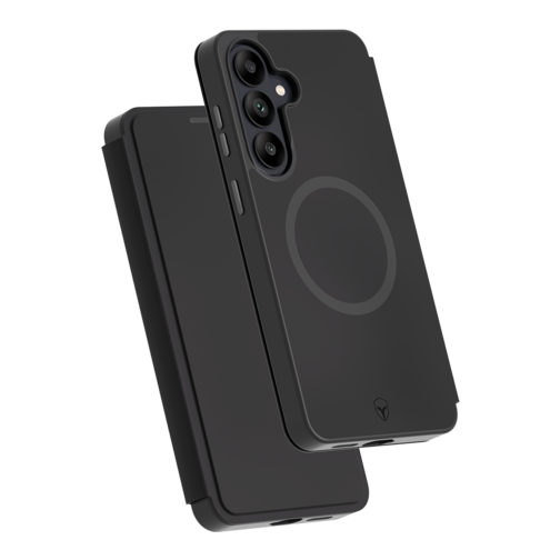 Etui à rabat Force Case compatible Qi2 pour Samsung Galaxy S26 5G cristal