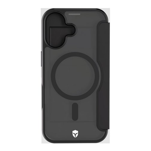 Etui à rabat renforcé Force Case compatible MagSafe pour iPhone 17 noir