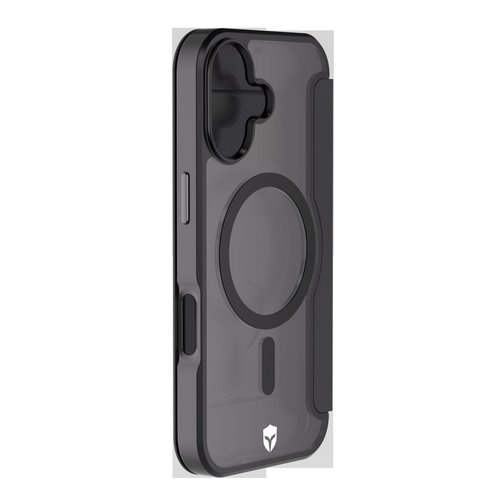 Etui à rabat renforcé Force Case compatible MagSafe pour iPhone 17 noir