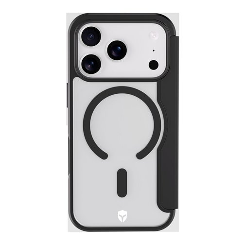 Etui à rabat renforcé Force Case compatible MagSafe pour iPhone 17 Pro noir