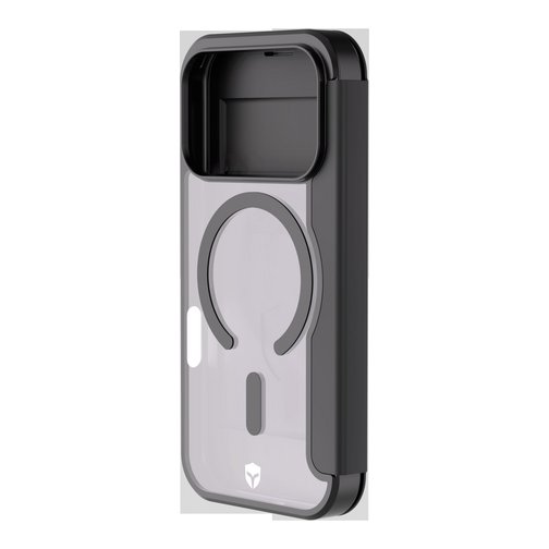 Etui à rabat renforcé Force Case compatible MagSafe pour iPhone 17 Pro noir