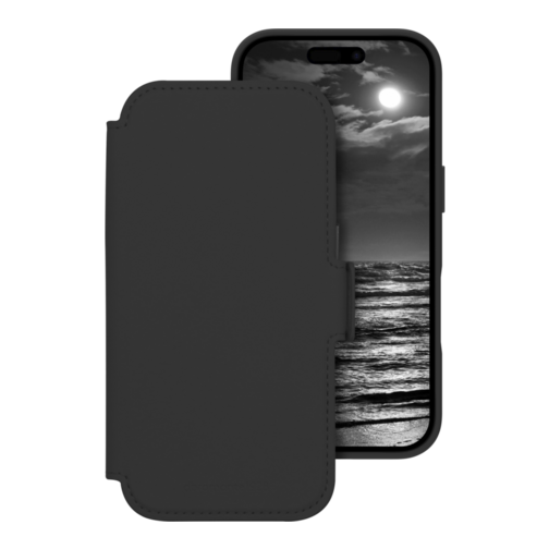 Dbramante1928 Etui à rabat Dbramante Lynge en ICON compatible MagSafe pour iPhone 17 noir