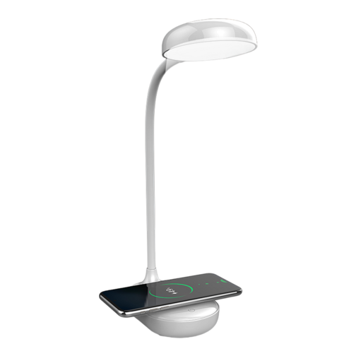 Lampe avec chargeur à induction Bigben 15W argent