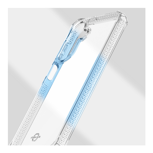 Coque HYBRID_R // MOOD GRS Itskins pour Samsung Galaxy A16 4G et 5G pour Samsung Galaxy A17 4G et 5G bleue