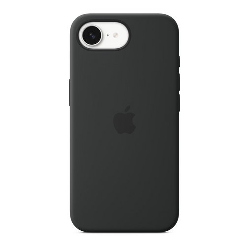 Coque silicone Apple pour iPhone 16e noire