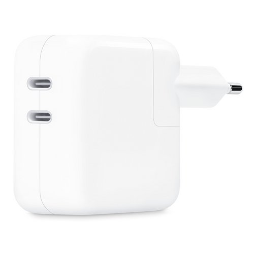 Adapteur secteur double port USDB-C Apple 35W blanc